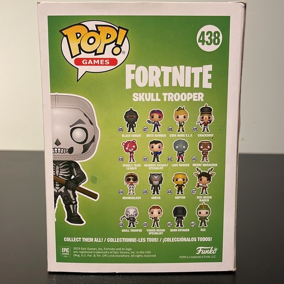 Skull Trooper, Fortnite, Funko Pop, Walmart Exclusive, Glows in the dark - Picture 3 of 6